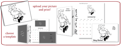 make a printable Christmas card