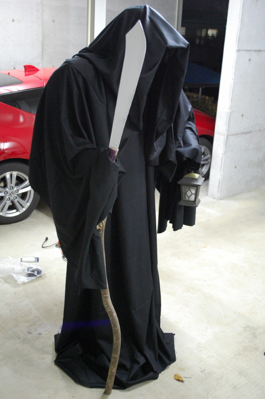 halloween diy prop reaper grim pvc decorations outdoor haunted own props scary build easy printwithmypic wire chicken giant fabric projects