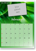 pcolorful calendar to print