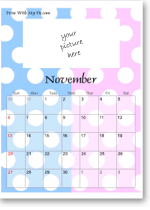 cute calendars patterns