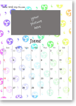 cute photo calendar templates