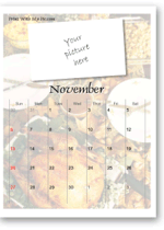 thanksgiving calendars to print