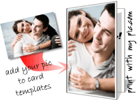 print a card with your own picture