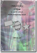 cool, abstract, mother's Day award template