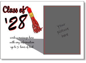 print a graduation announcement