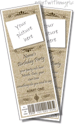 ticket invitation templates