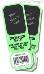 ticket invitation templates