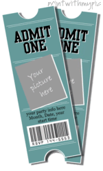 ticket invitation templates