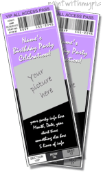 ticket invitation templates