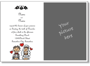 Print wedding invitation cards