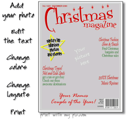 Christmas magazine cover