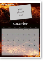 colorful calendar to print