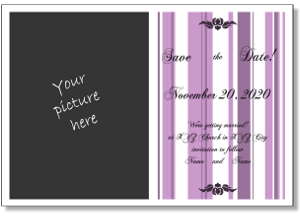 printable Save the Date announcement