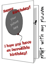 Birthday Day cards to print