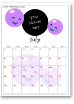 cute calendars for photos
