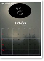 halloween calendar template