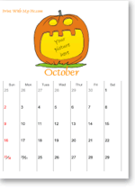 halloween calendars to make