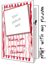 Christmas card to print