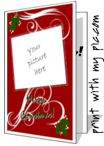 Christmas card template