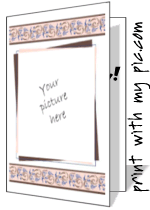 Cute greeting card to print