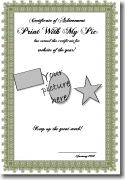 formal award border, graduation