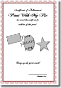formal award template to print