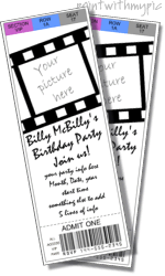 Free You Re Invited Movie Ticket Invitation Template