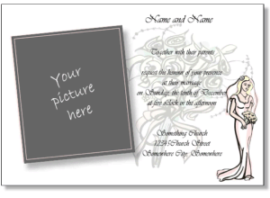printable Wedding invitation