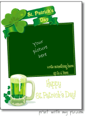 St. Patrick's Day photo frame