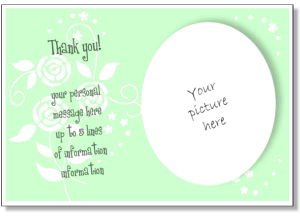 thank you card to print