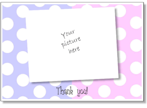 fun thank you card to print