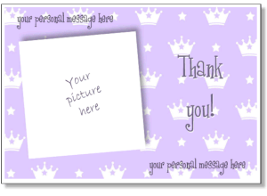 thank you card to print