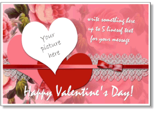 Valentine Card Template to Print