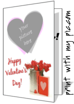 Valentine's Day cards to print