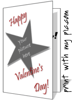 Valentine's Day cards to print